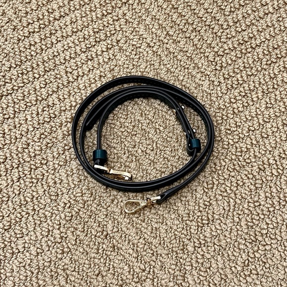 Mercer Medium Logo and Leather Accordion Crossbody Bag (Dark Green) - Picture 6 of 6